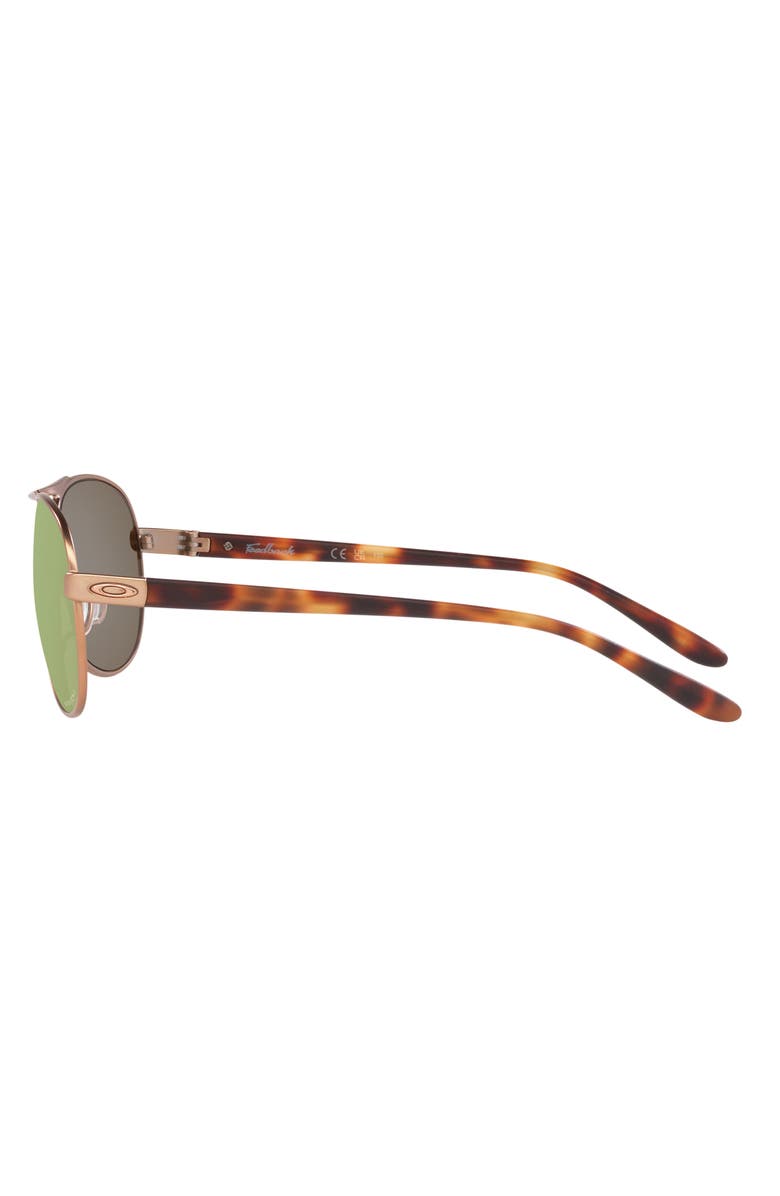 Oakley Feedback 59mm Prizm<sup>™</sup> Pilot Sunglasses, Alternate, color, 