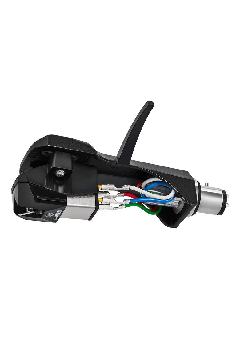 AT-VM95E/BK Dual Moving Magnet Cartridge & Headshell, Alternate, color, Black