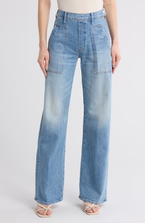 The Patch Lasso Wide Leg Jeans (Never Let Go)