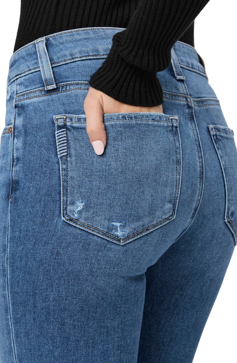 PAIGE Manhattan High Waist Bootcut Jeans, Alternate, color, 