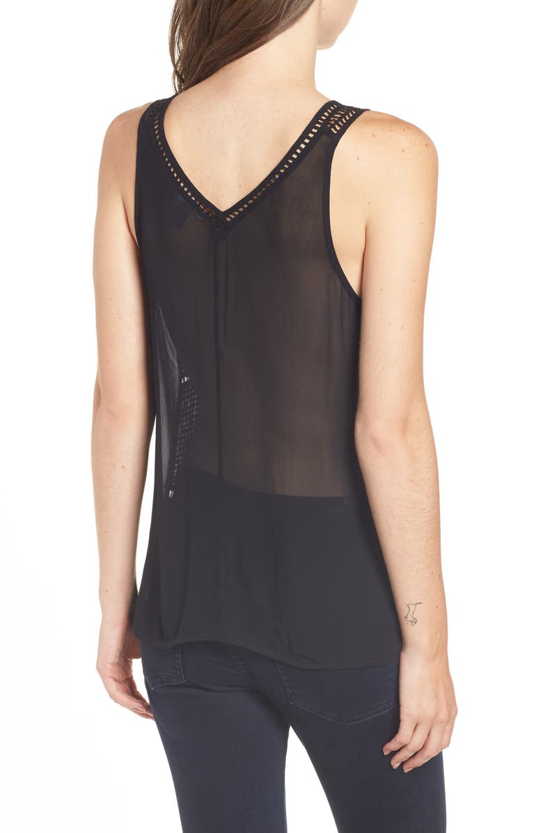 Chelsea28 Trouvé Metallic Sequin Tank, Alternate, color, 