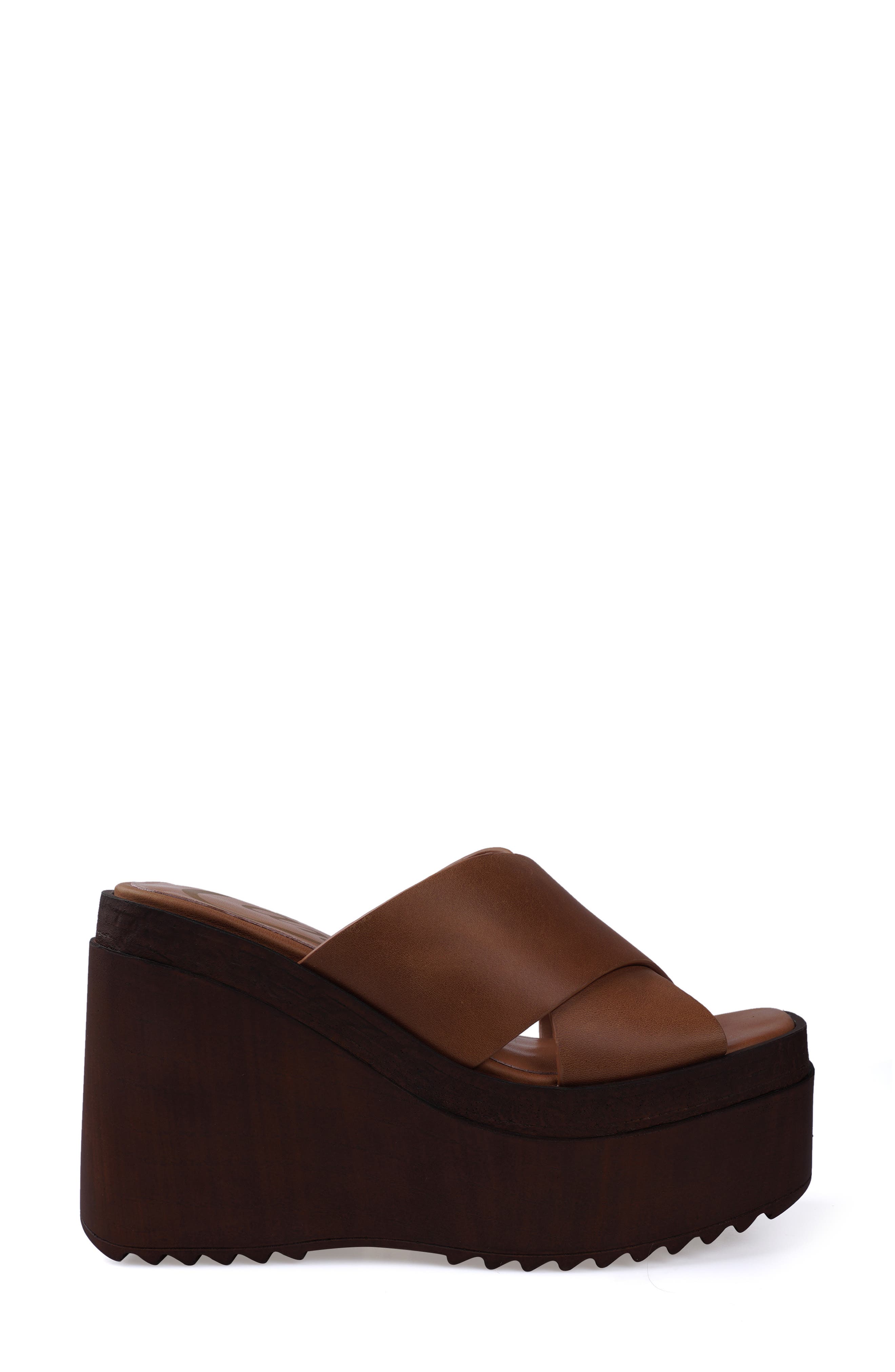 Galina Platform Wedge Sandal, Alternate, color, TANLT