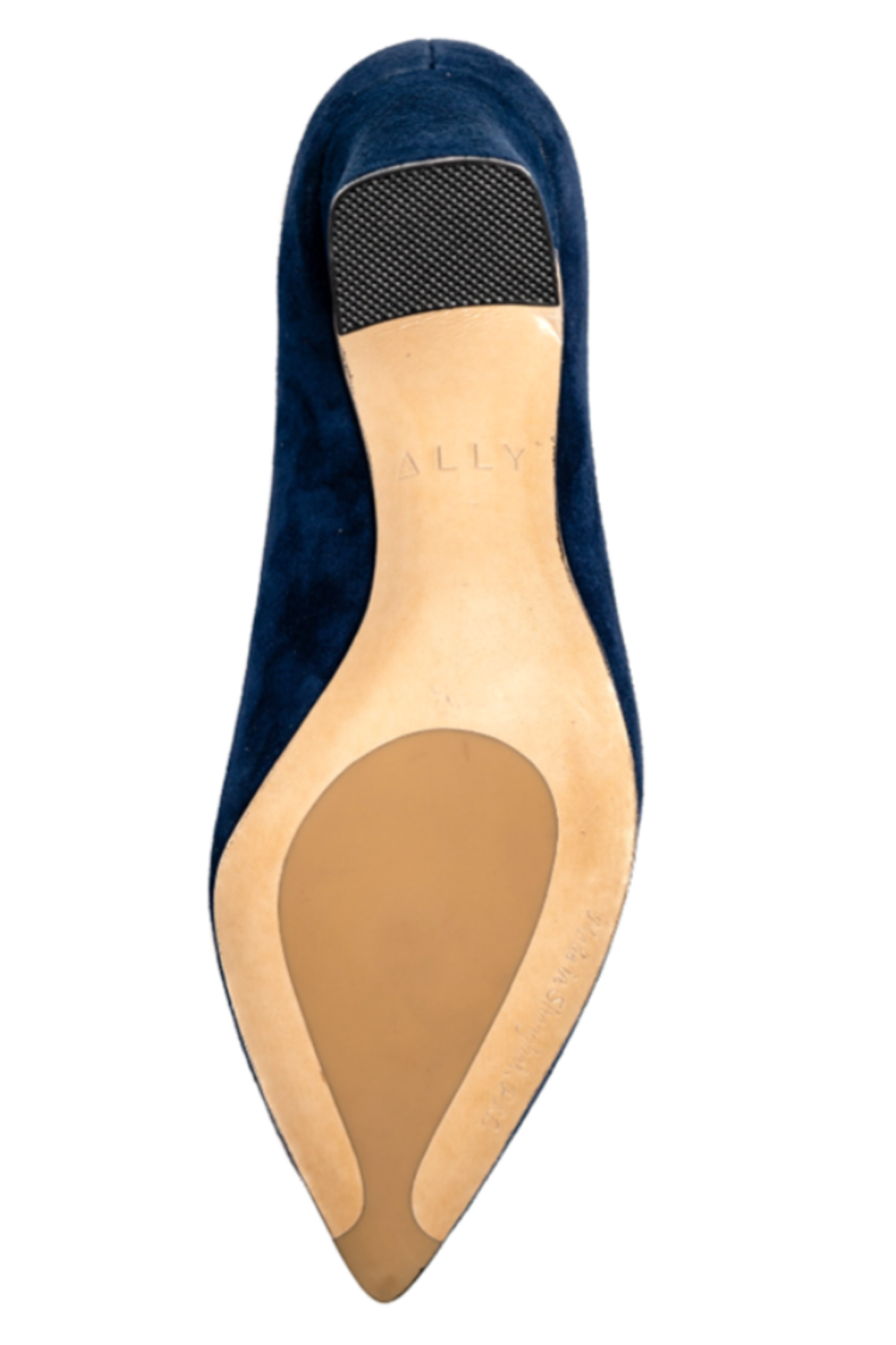 Bold Block Heel Pump, Alternate, color, Noble Navy Suede