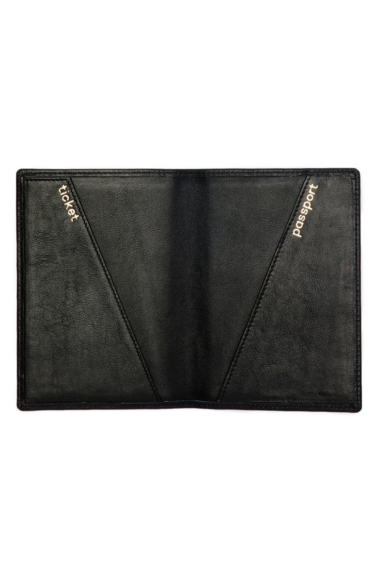 Pop & Suki Personalized Leather Passport Case, Alternate, color,