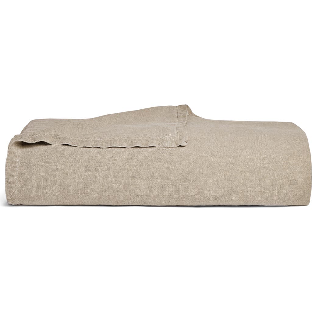 Parachute Vintaged Linen Bed Cover In Natural