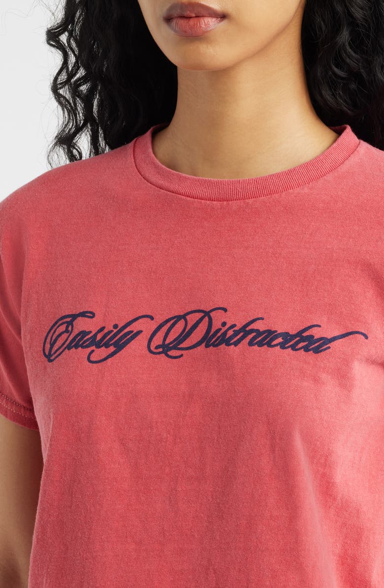 BDG Urban Outfitters Distracted Relaxed Fit Cotton Graphic T-Shirt, Alternate, color, Red