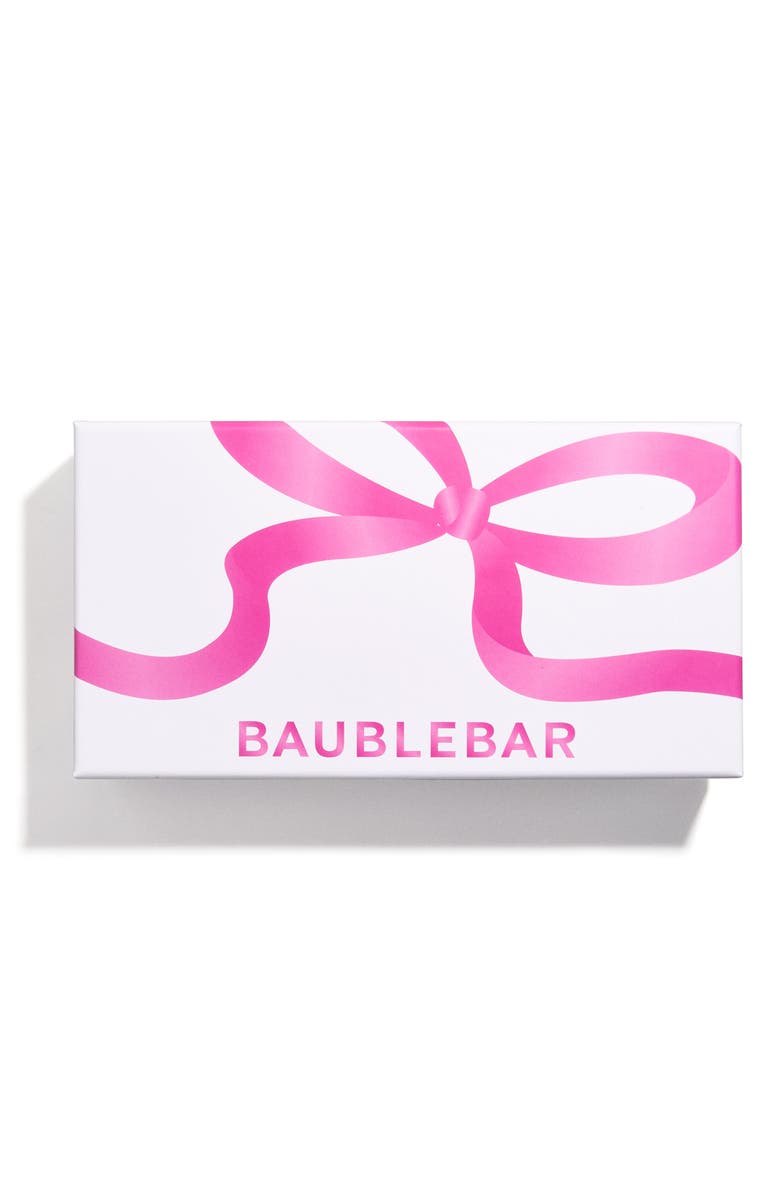 BaubleBar Match with Mama Heart Necklace, Alternate, color, Clear