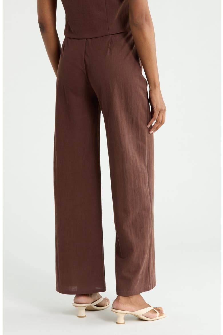 Straight Leg Pants, Alternate, color, BROWN