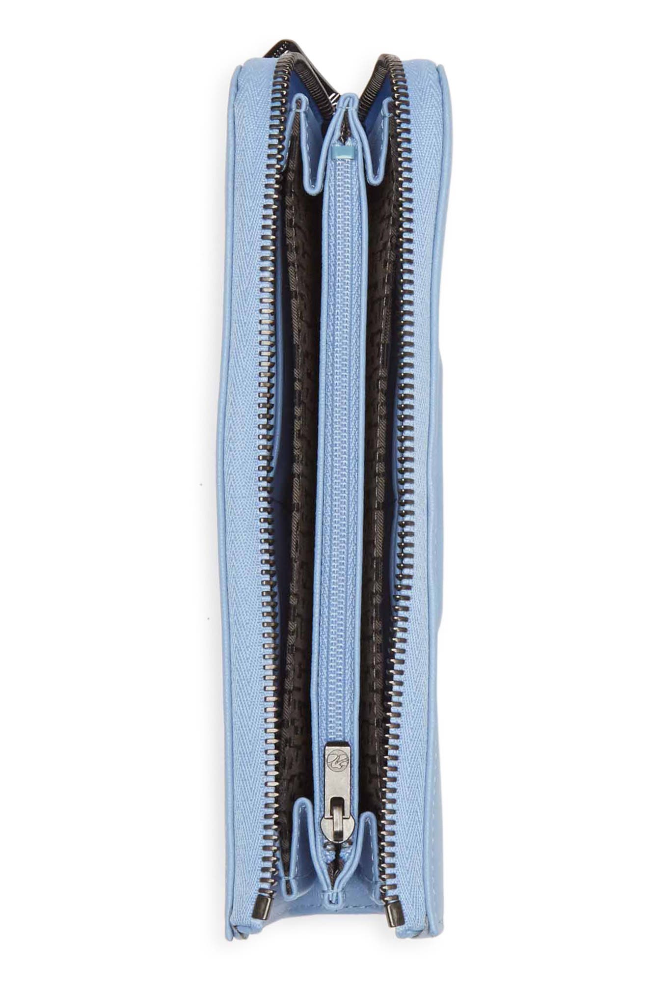 Leather 3/4 Zip Wallet