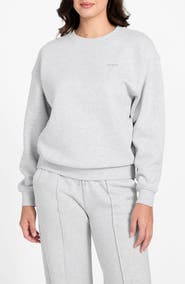 GUESS Nat Organic Cotton Blend Fleece Sweatshirt