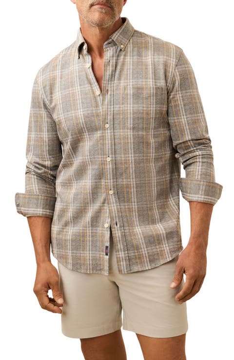 Coastline Knit Button-Down Shirt