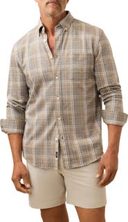 Faherty Coastline Knit Button-Down Shirt