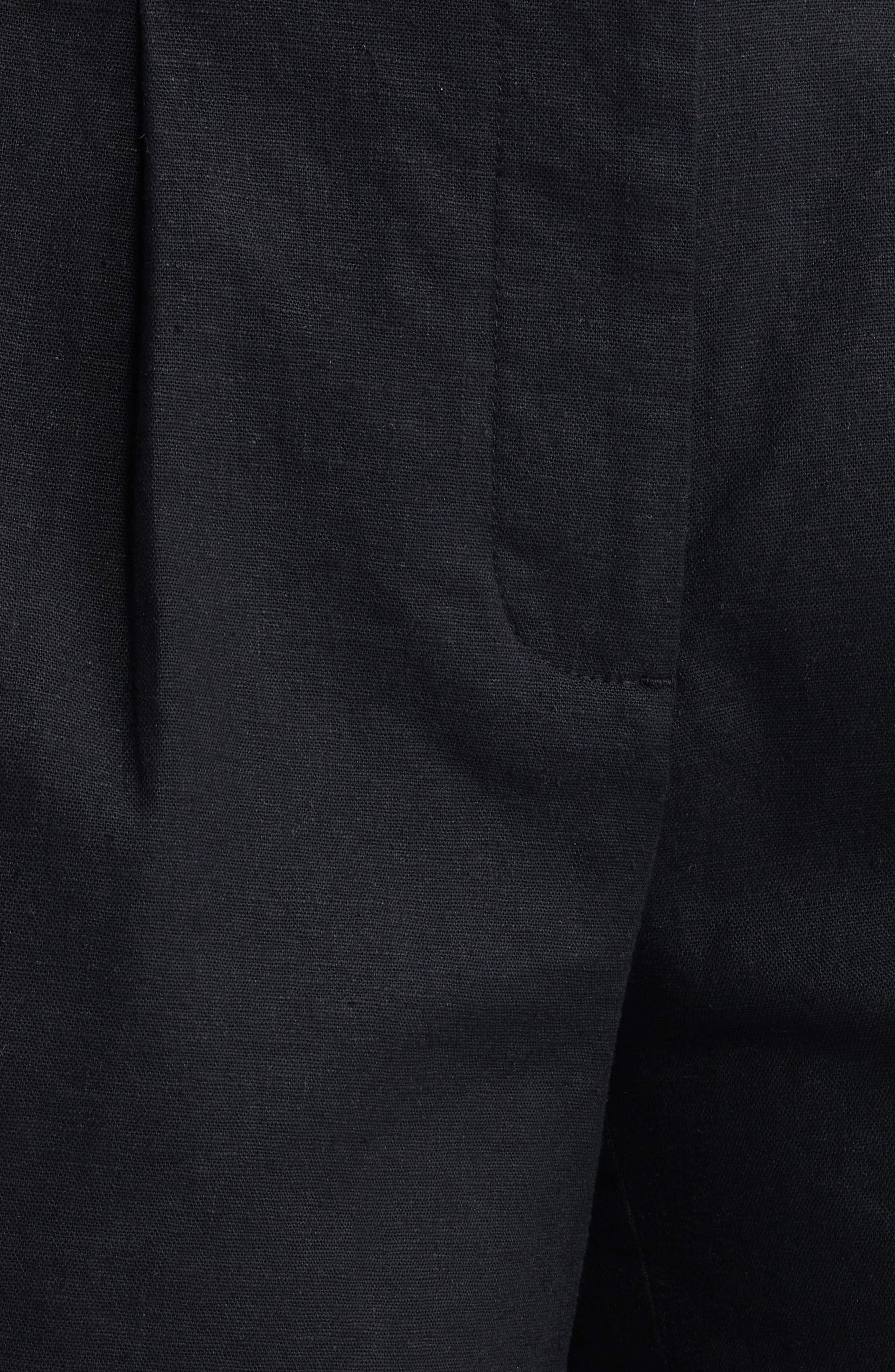 Женские Open Edit Everyday Pleated Linen Blend Shorts — фото 8
