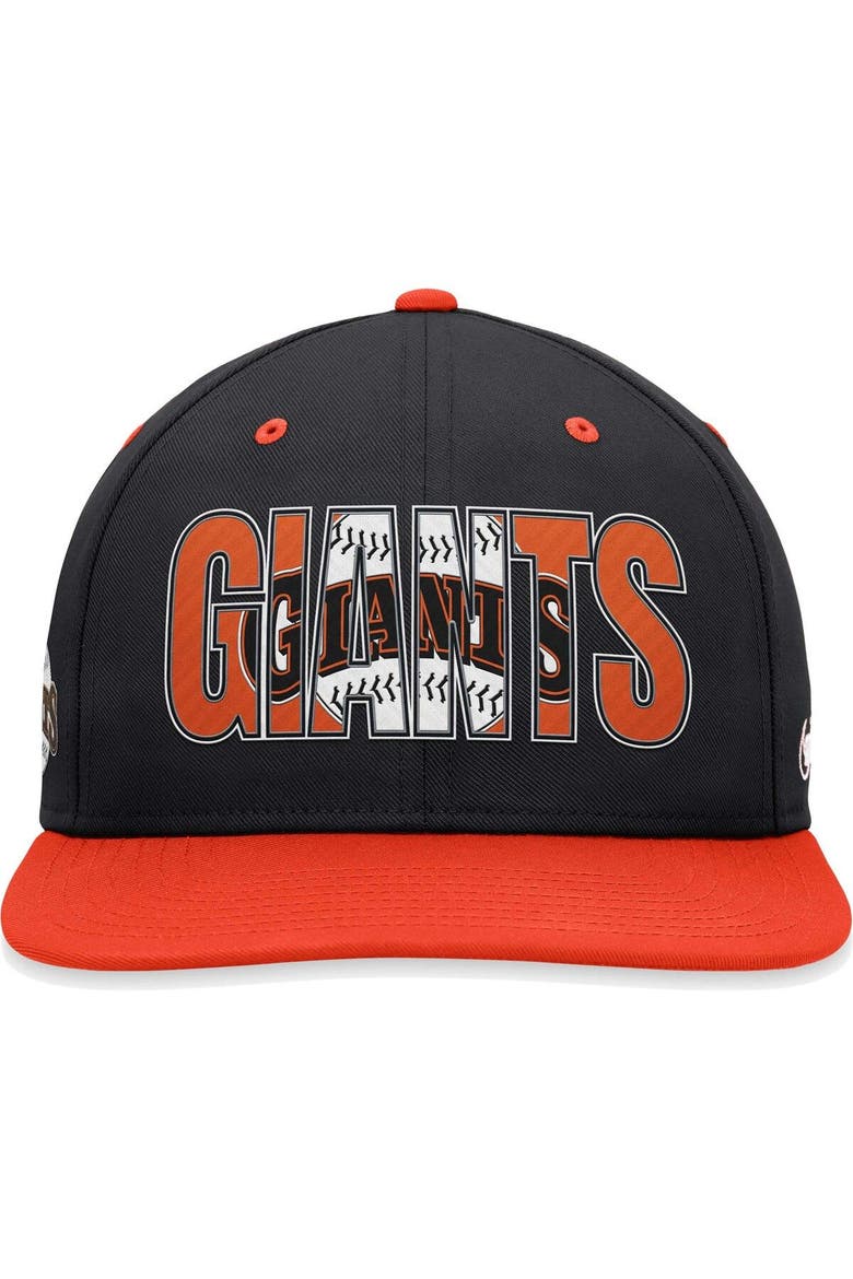 Men's Nike Black San Francisco Giants Cooperstown Collection Pro Snapback Hat, Alternate, color, Black