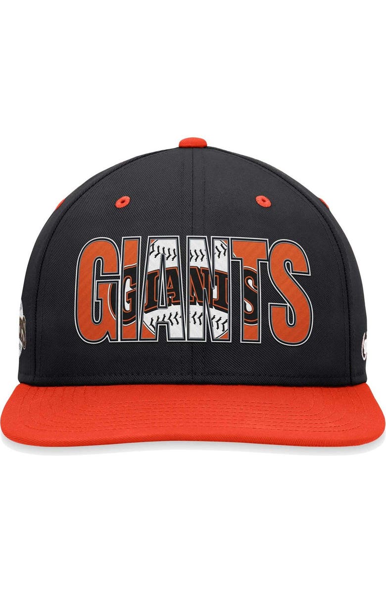 Nike Men's Nike Black San Francisco Giants Cooperstown Collection Pro Snapback Hat, Alternate, color, Black