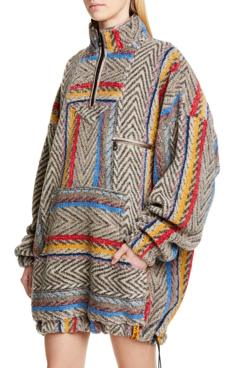 Y/Project Half Zip Fleece Jacket, Alternate, color,