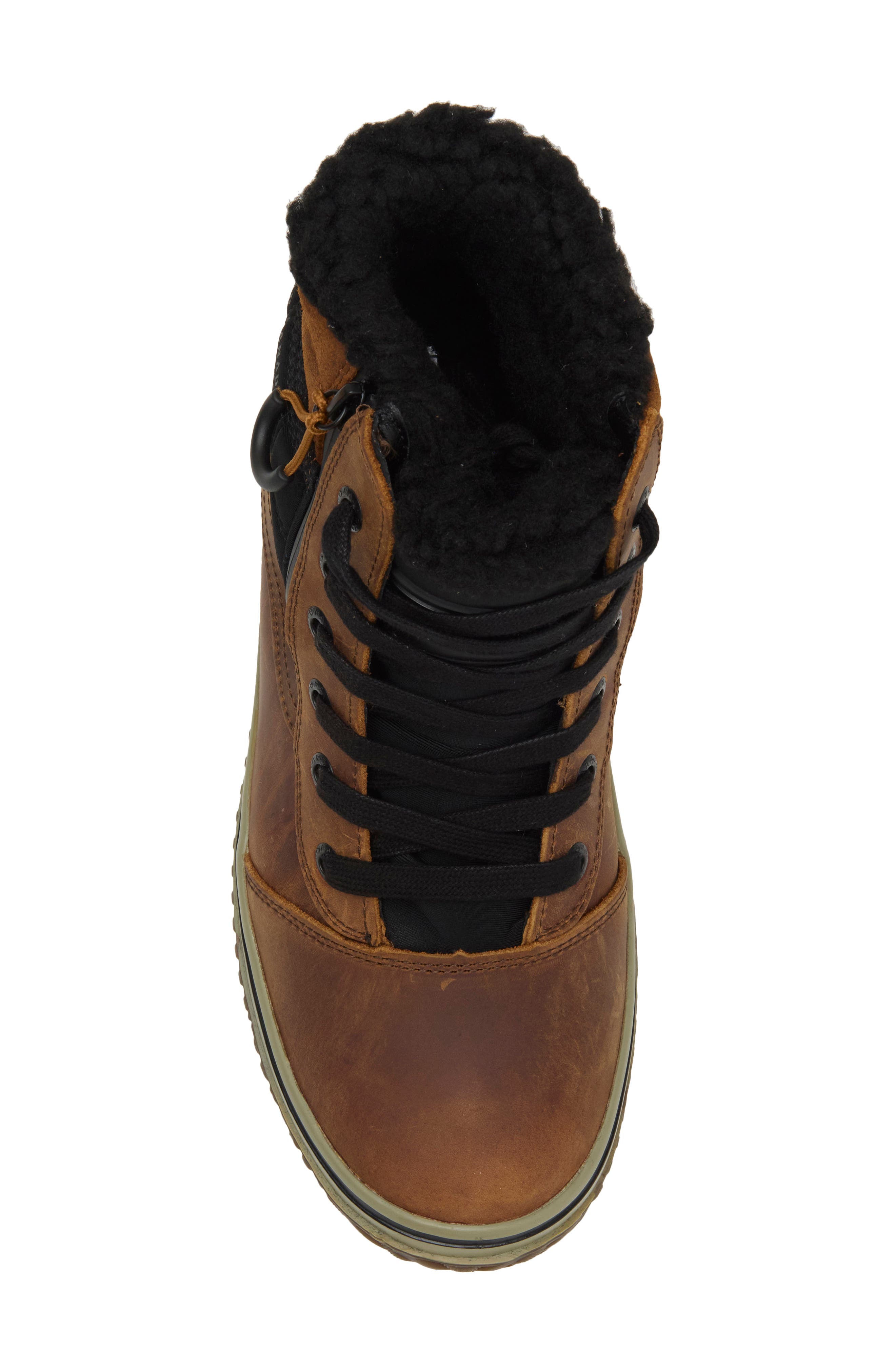 Tavin 3.0 Leather Weather Boot, Alternate, color, COGNAC/ BLACK