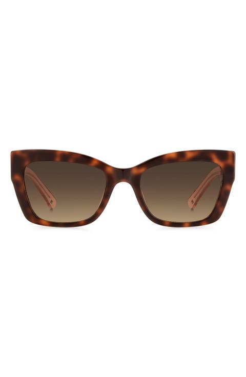 53mm valeria/s cat eye sunglasses