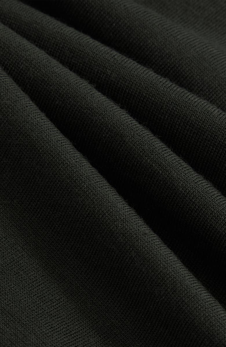 Reiss Blackhall Merlino Wool Quarter Zip Sweater, Alternate, color, Dark Military G