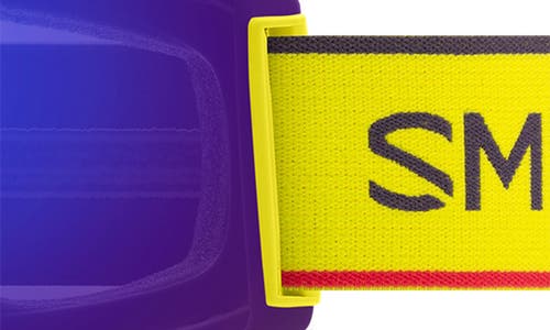 Smith Squad Mag™ 186mm Snow Goggles In High Voltage/violet Mirror