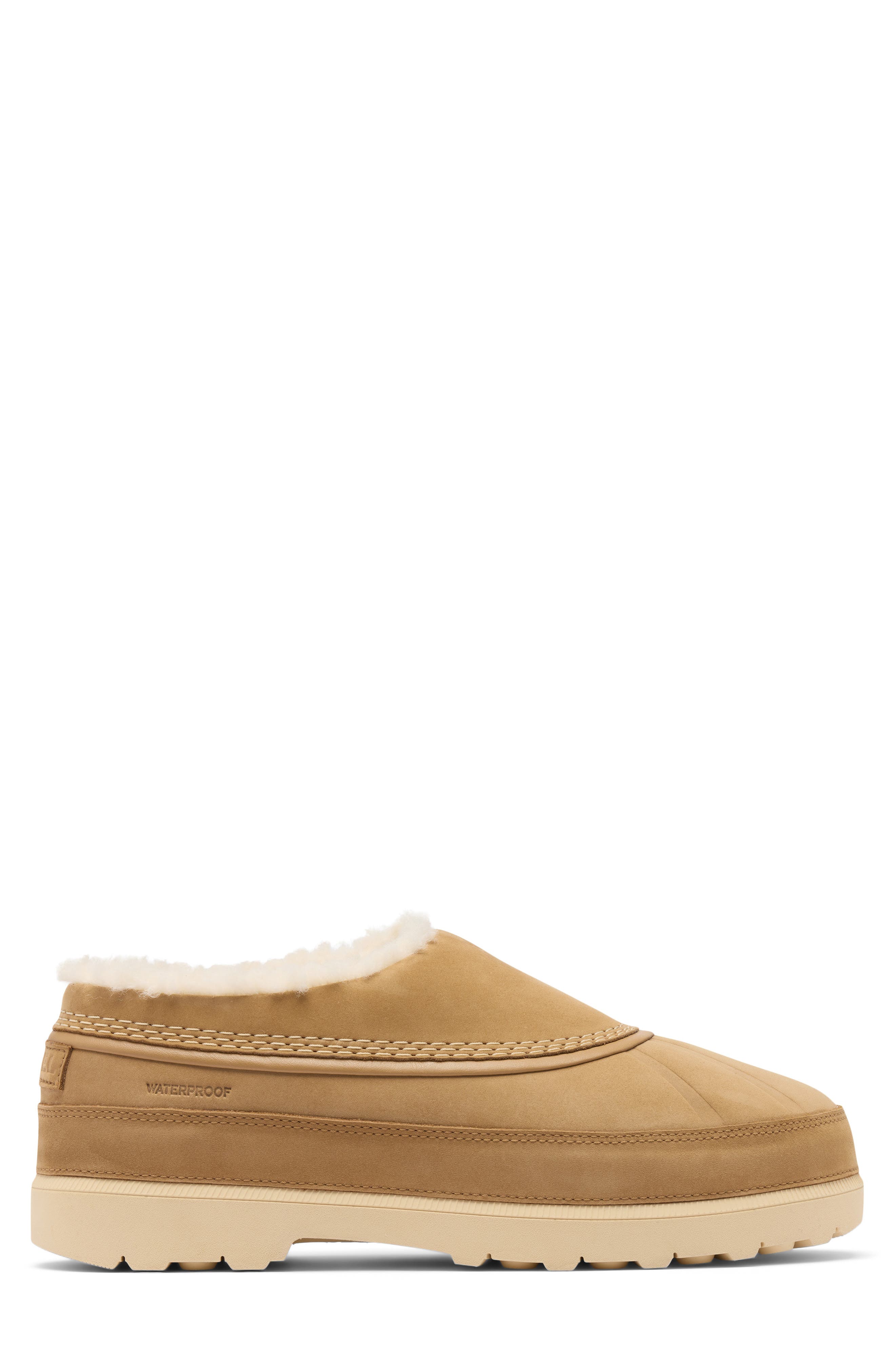 Ambler Fireside Waterproof Faux Shearling Lined Slip-On, Alternate, color, CARIBOU BUFF/ CARIBOU BEIGE