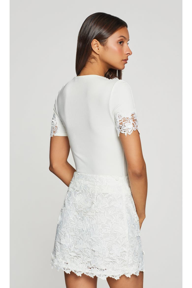 Shiloh 3D Lace Combo Top, Alternate, color, white