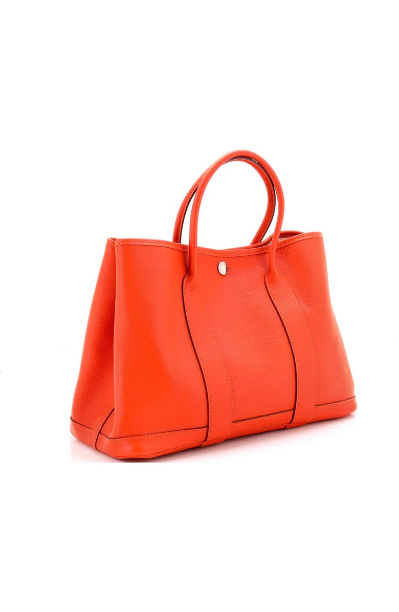Pre-Owned Hermes Garden Party Tote Leather 30, Alternate, color, Feu