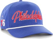'47 Men's '47  Royal Philadelphia 76ers Overhand Logo Hitch Adjustable Hat