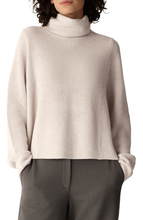 Merino Wool Turtleneck Sweater