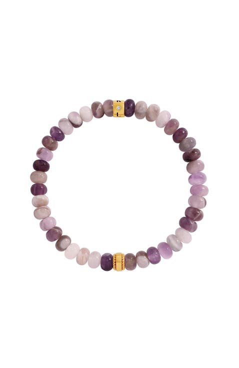 Calm Spirit Amethyst Gold Bracelet