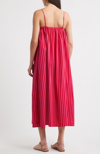 Marsha Stripe Cotton Midi Sundress