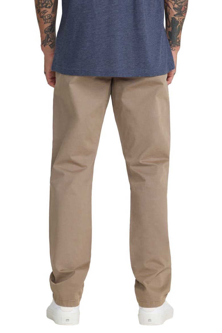 Weekend Washed Chino Pants, Alternate, color, DARK KHAKI