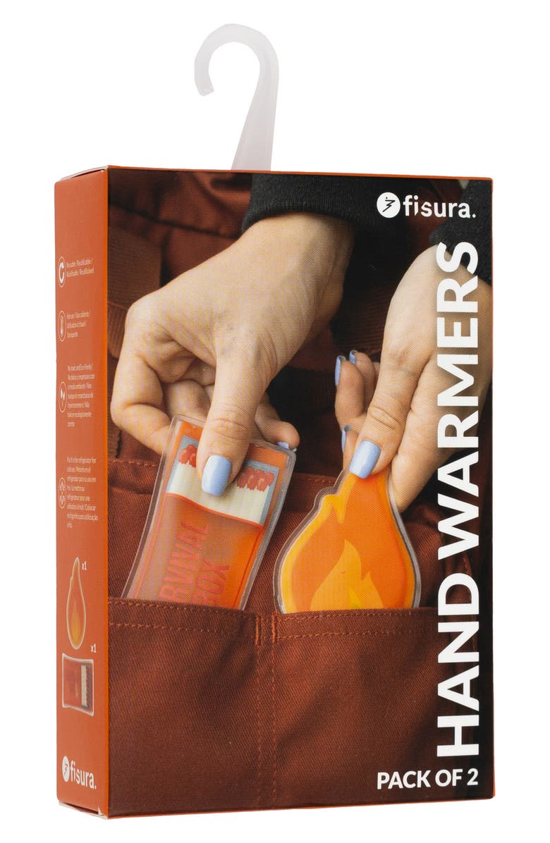 Fisura Survival Box Set of 2 Hand Warmers, Alternate, color, 
