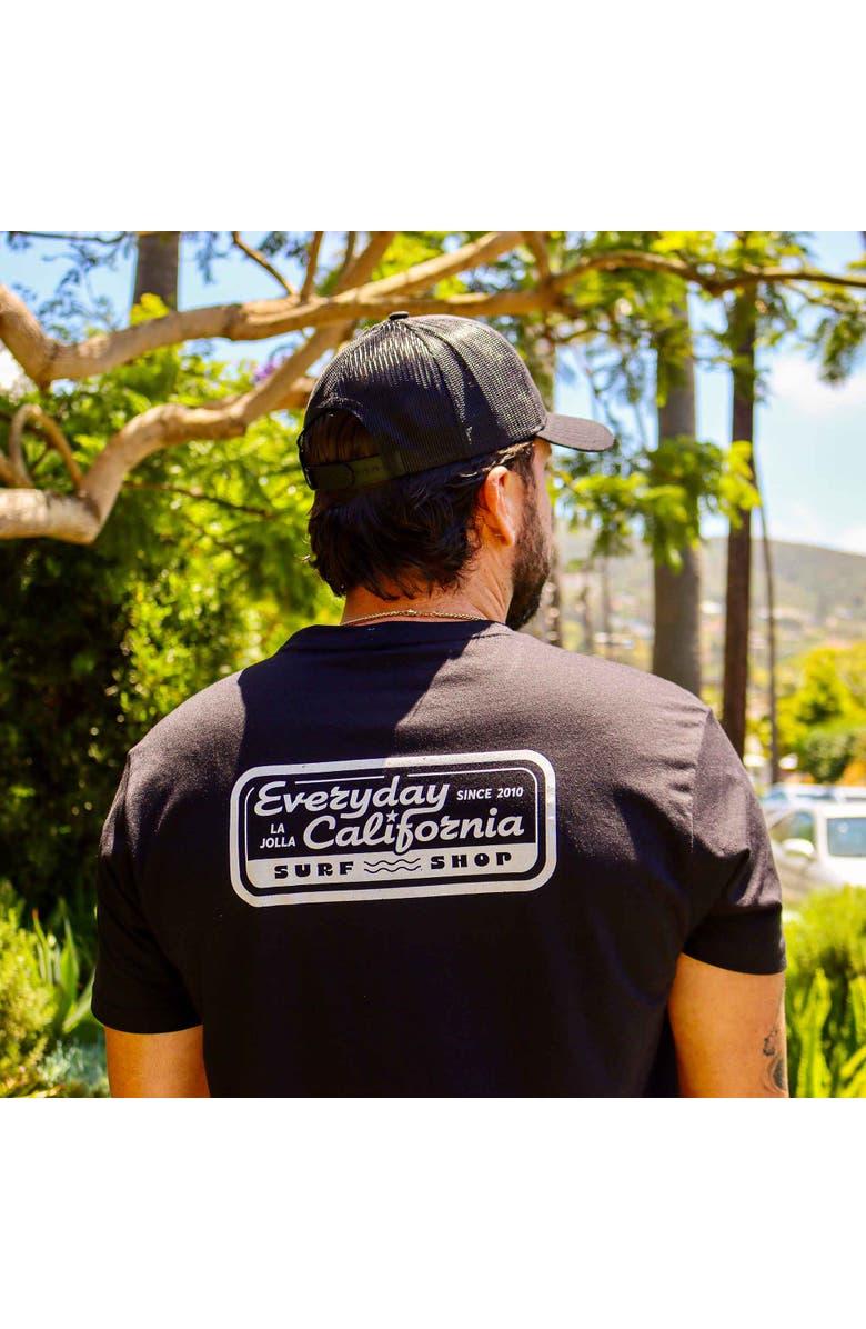 Everyday California Surf Shop Tee Shirt, Alternate, color, Black