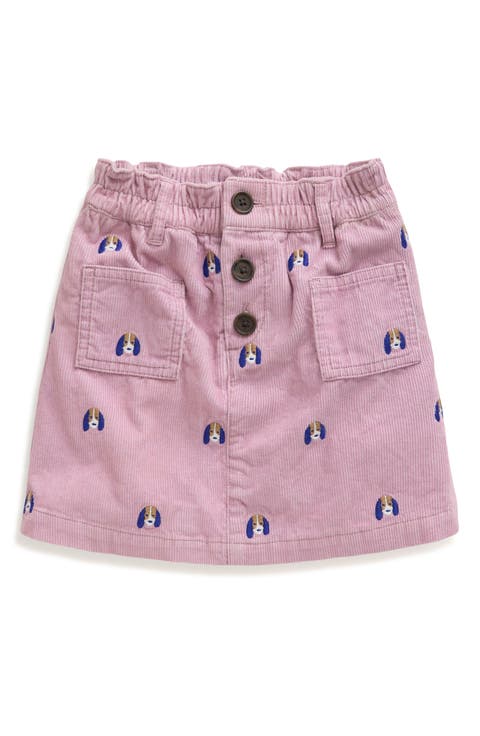Kids' Pup Embroidered Corduroy Skirt (Toddler, Little Kid & Big Kid)