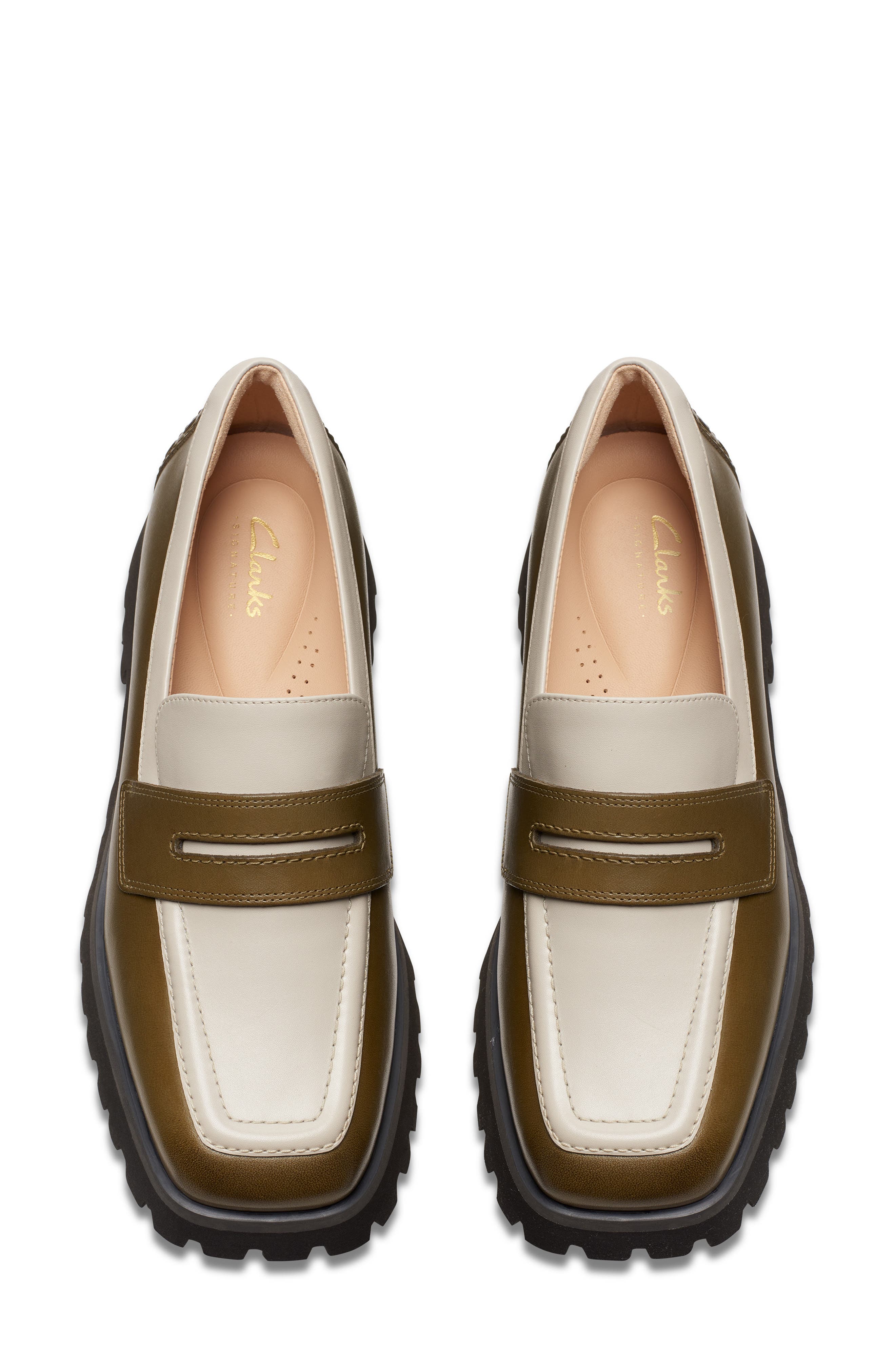 Clarks<sup>®</sup> Stayso Edge Loafer, Alternate, color, Olive Combi