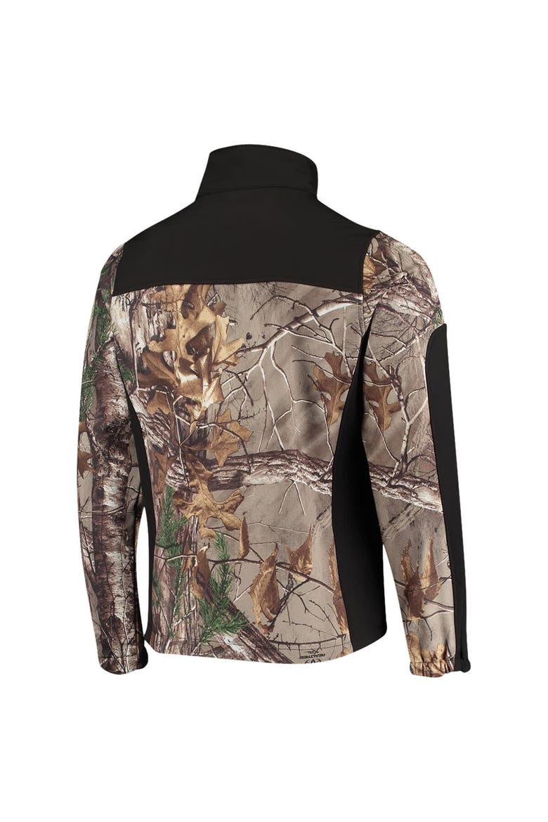 Men's Dunbrooke Realtree Camo/Black Carolina Panthers Circle Hunter Softshell Full-Zip Jacket, Alternate, color, Realtree Camo