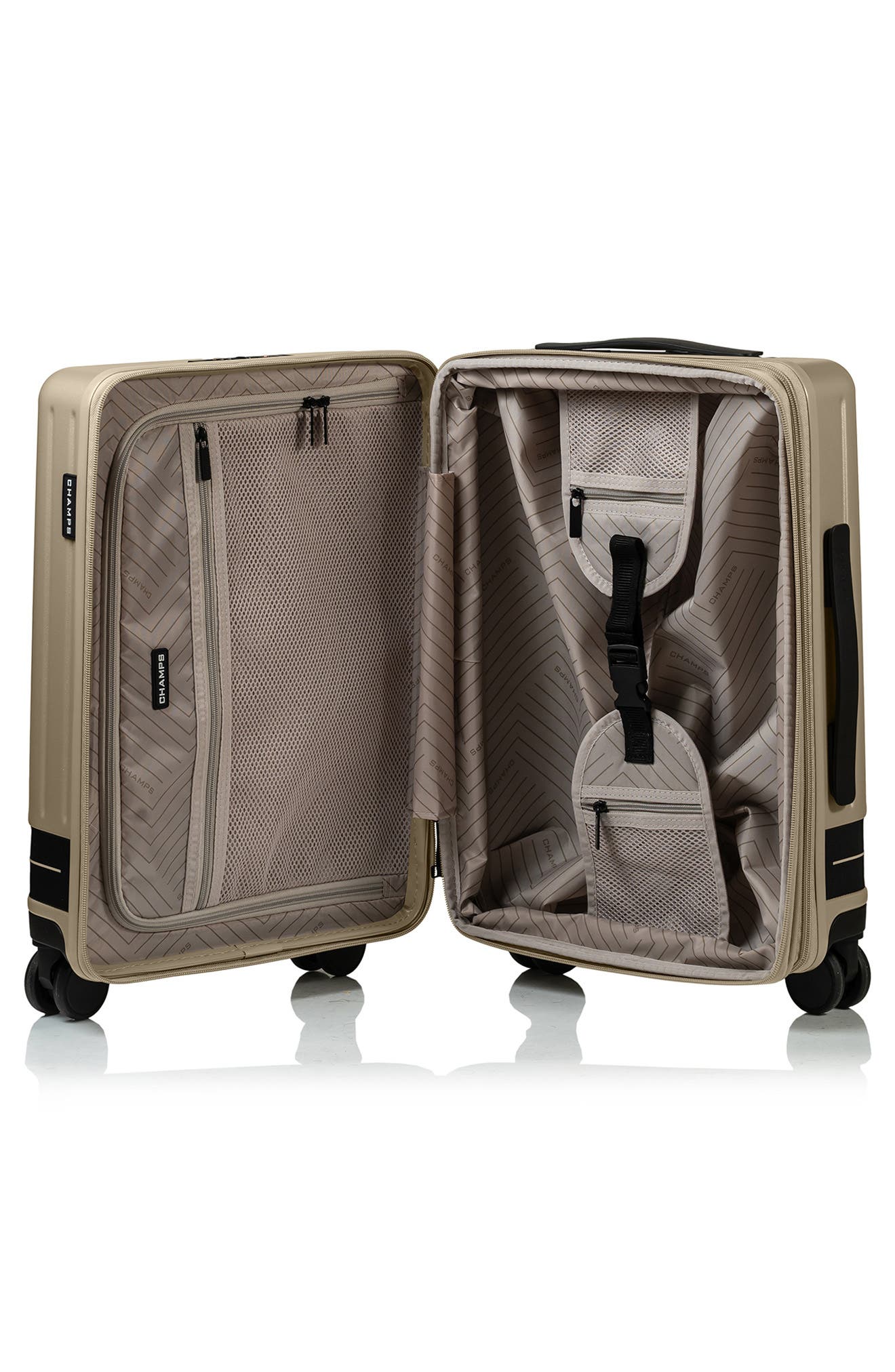 CHAMPS Fresh II 3-Piece Wheeled Luggage Set, Alternate, color, Sand