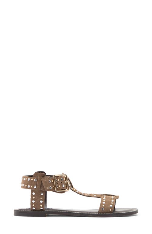 Steve Madden Brazinn Ankle Strap Sandal In Brown
