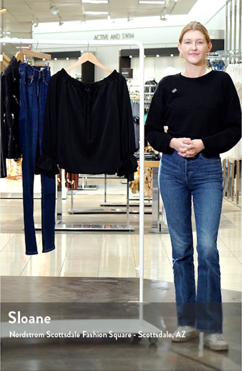 Off the Shoulder Long Sleeve Top, sales video thumbnail