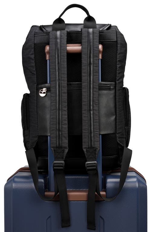 Elle Eleganza 25l Monogram Backpack In Black