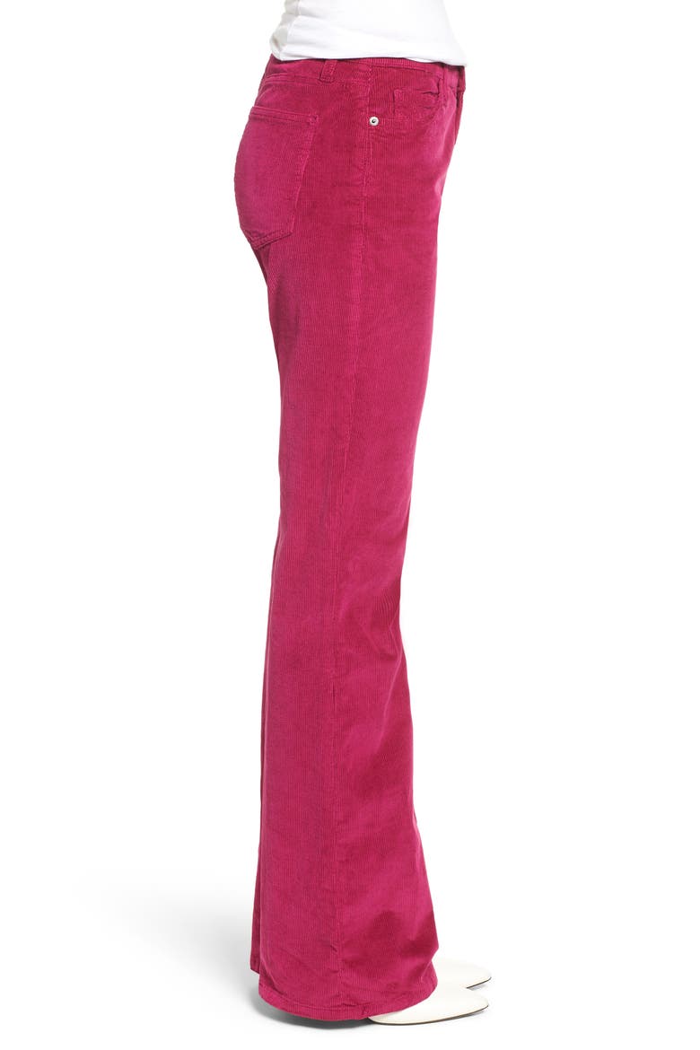 The Jarvis High Waist Corduroy Bootcut Pants, Alternate, color, WILD ASTER