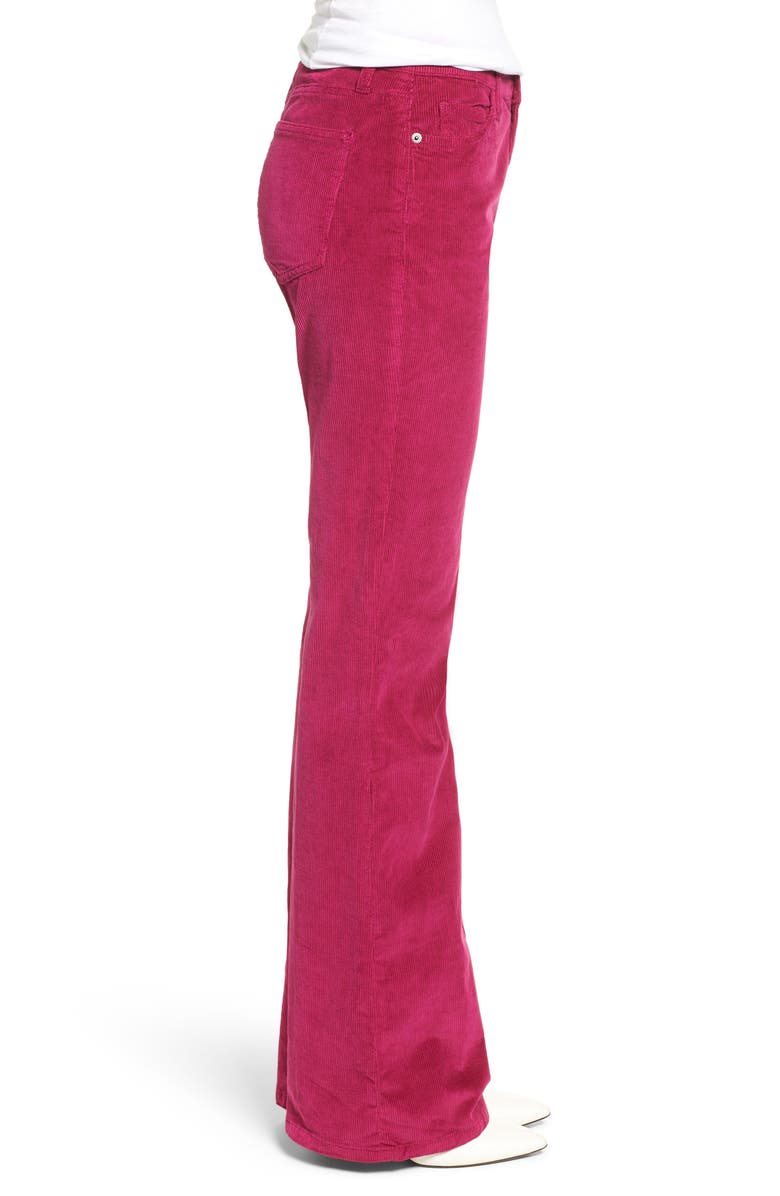 Current/Elliott The Jarvis High Waist Corduroy Bootcut Pants, Alternate, color, 