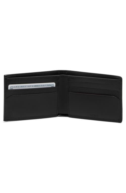 Tumi Alpha Double Bifold Wallet In Black