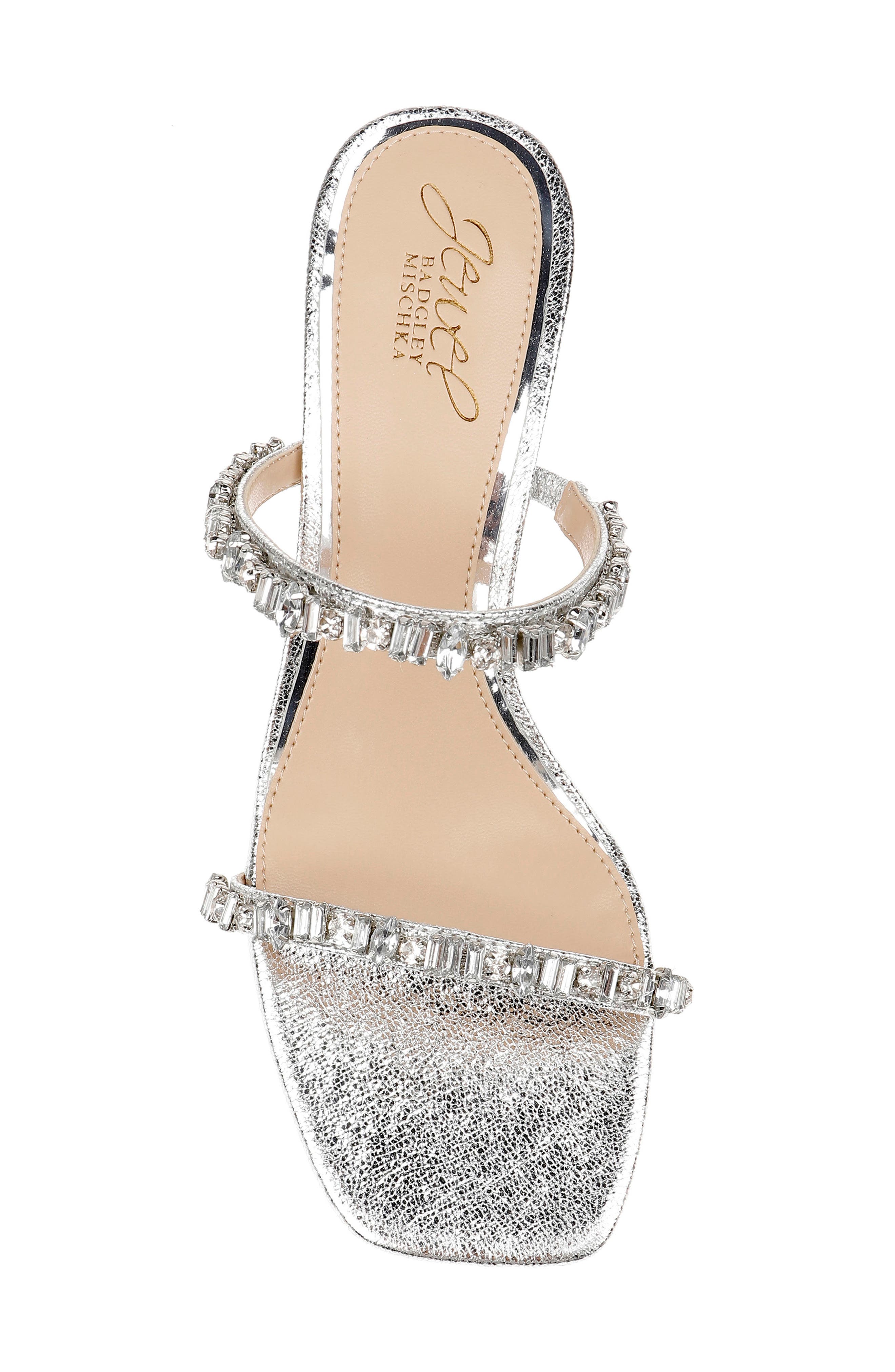 Jewel Badgley Mischka Alessia Slide Sandal, Alternate, color, 