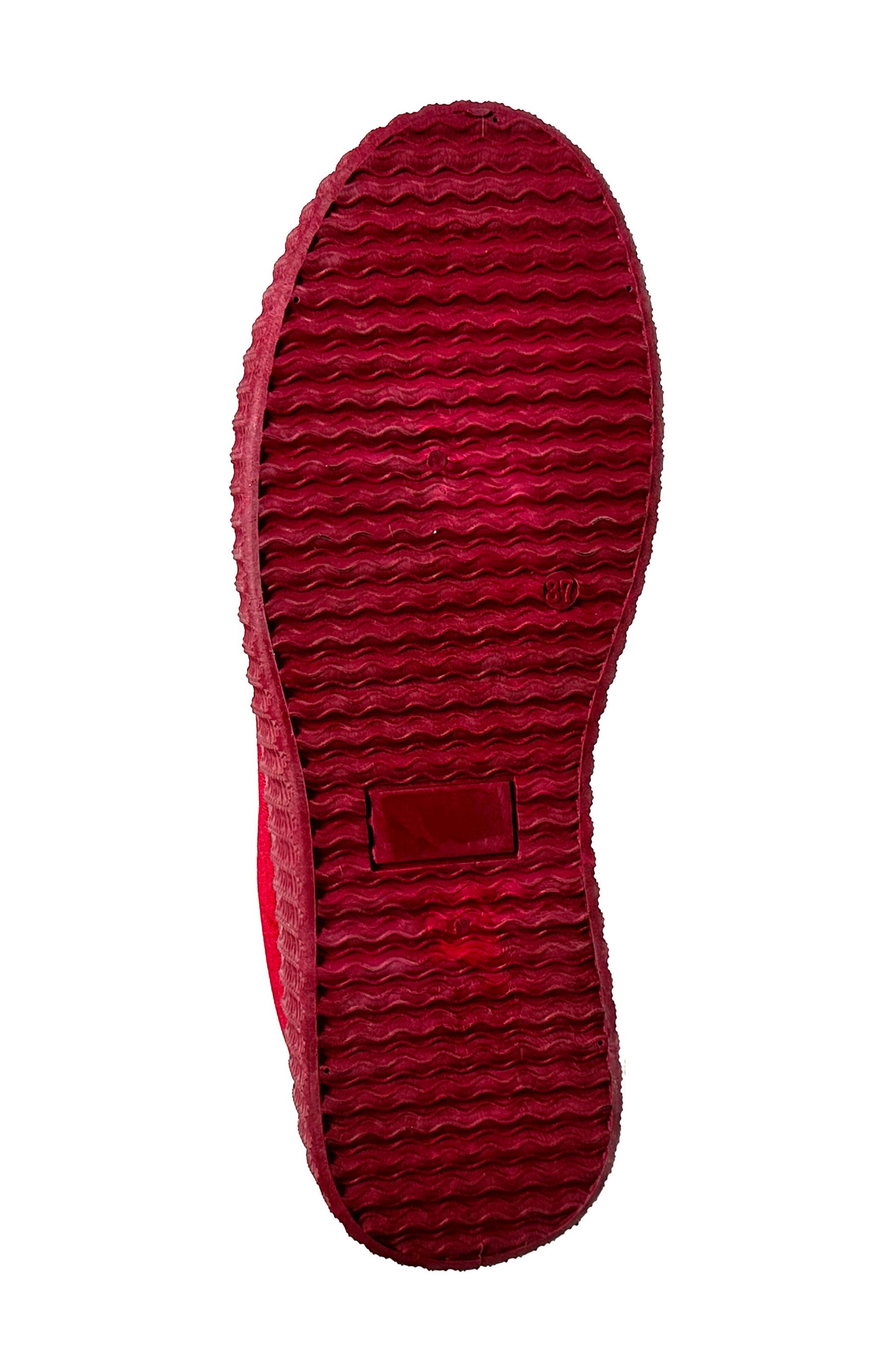 Frenzy Velvet Platform Sneaker, Alternate, color, WINE