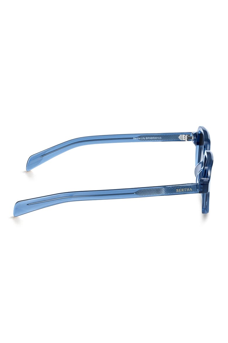 Lilly Ladies Polarized Sunglasses, Alternate, color, Blue/Black
