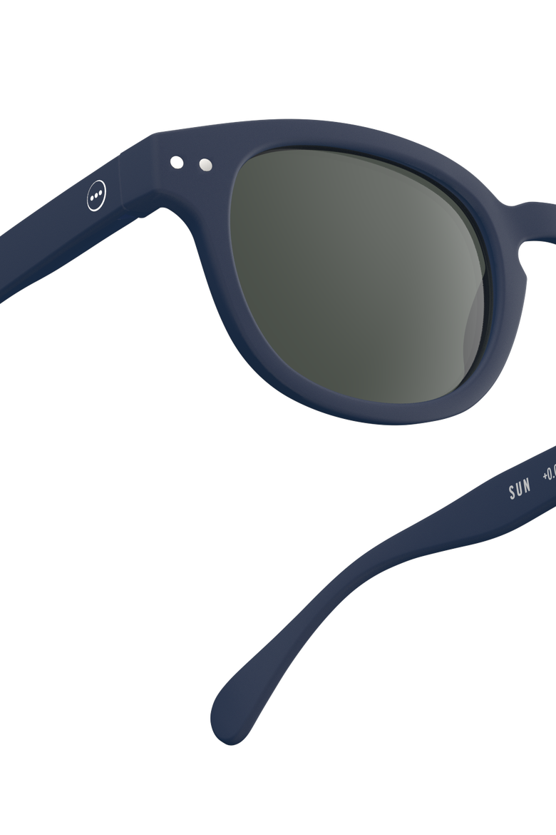 #C 47mm Square Sunglasses, Alternate, color, Navy Blue