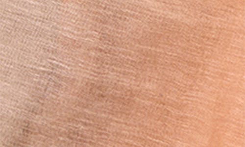 Saachi Two-tone Linen Scarf In Brown