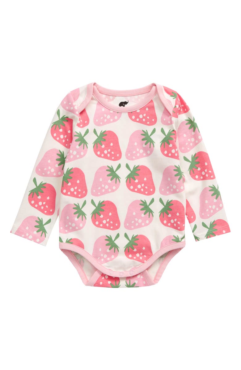 Monica + Andy Jack & Jill Strawberry Bodysuit, Main, color, 